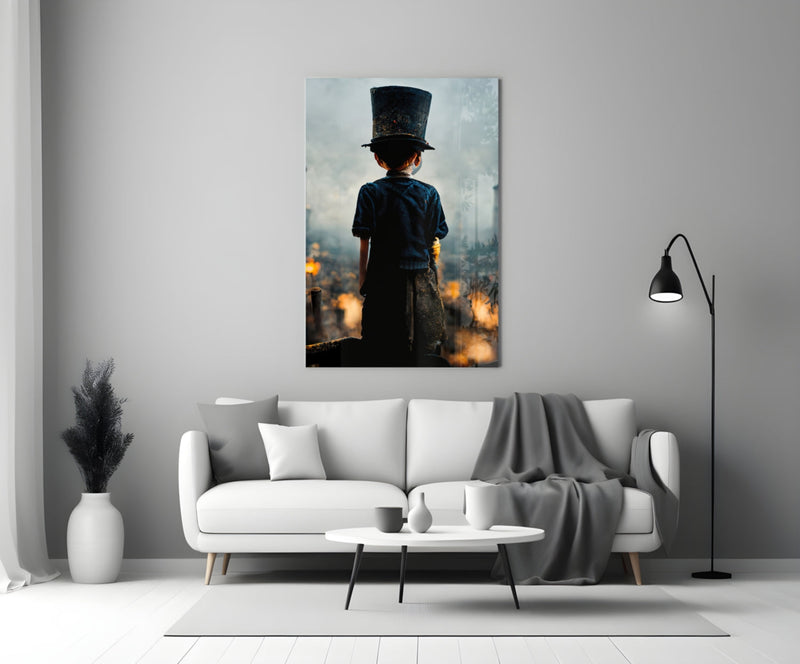 Burning the Past Glass Art  || Designer Collection