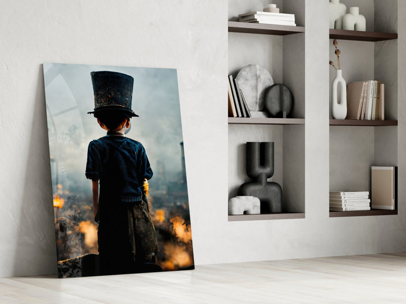 Burning the Past Glass Art  || Designer Collection