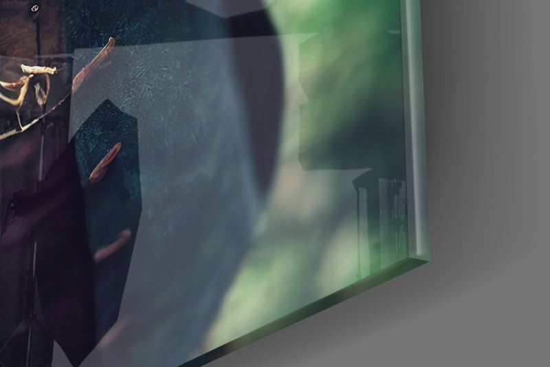 The Rabbit Glass Wall Art || Designer Collection