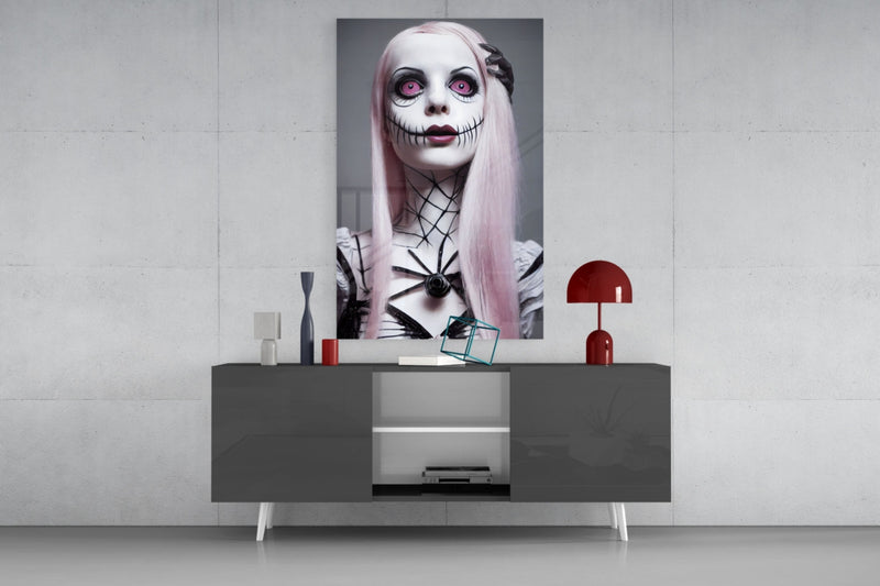 The Puppet Glass Wall Art  || Designer Collection