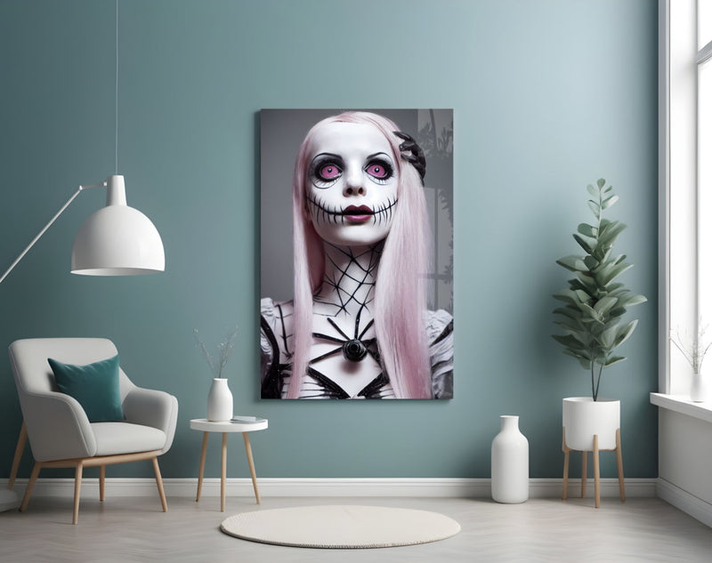 The Puppet Glass Wall Art  || Designer Collection
