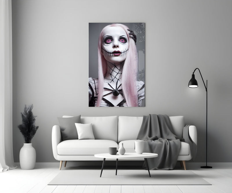 The Puppet Glass Wall Art  || Designer Collection