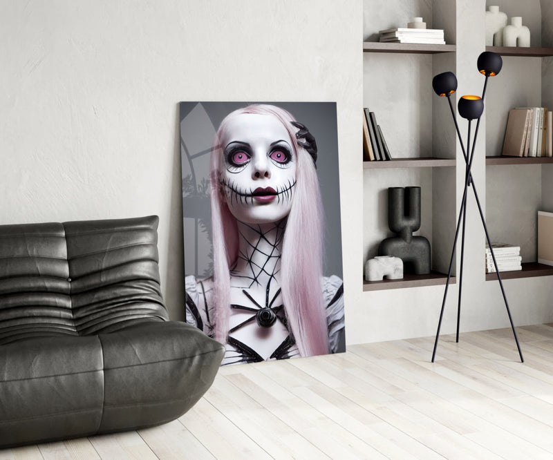 The Puppet Glass Wall Art  || Designer Collection