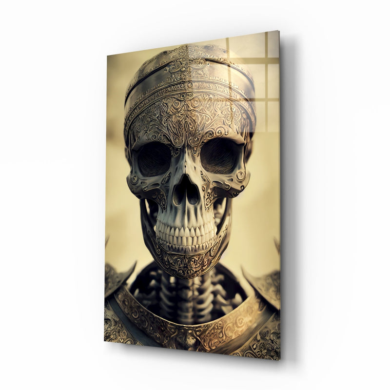 The Immortal Fighter Glass Wall Art || Designer Collection