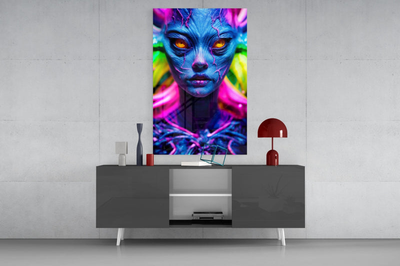 The Native Glass Wall Art || Designer Collection