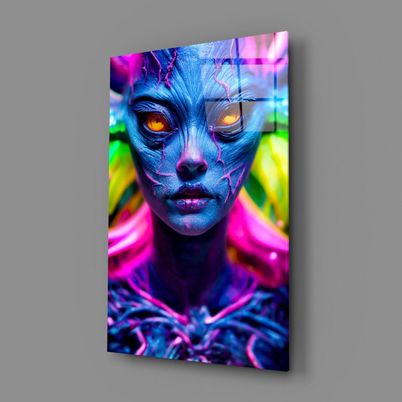 The Native Glass Wall Art || Designer Collection