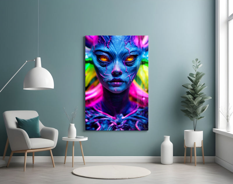 The Native Glass Wall Art || Designer Collection