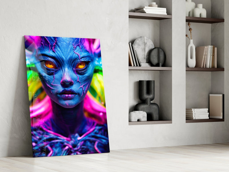 The Native Glass Wall Art || Designer Collection