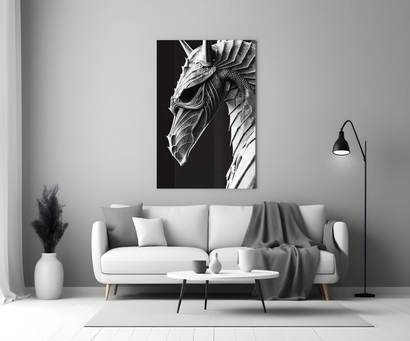 Iron Dragon Glass Art  || Designer Collection