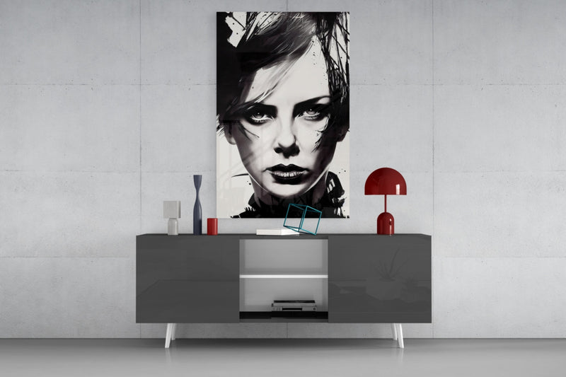 The Bellicose Glass Wall Art || Designer Collection