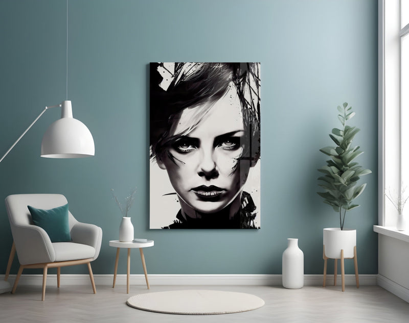 The Bellicose Glass Wall Art || Designer Collection