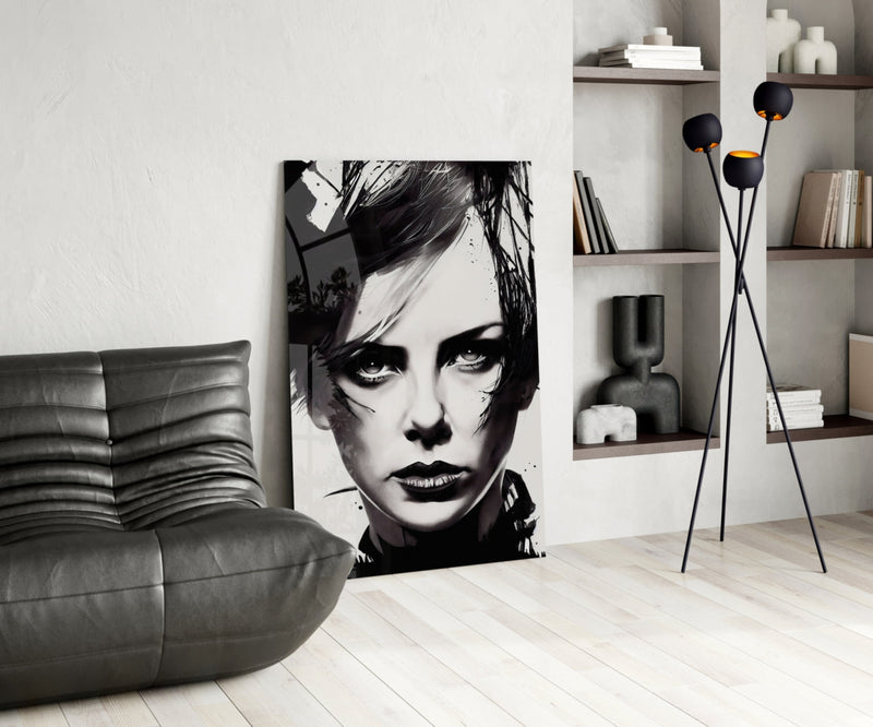 The Bellicose Glass Wall Art || Designer Collection