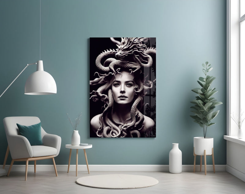 Medusa Glass Art  || Designer Collection