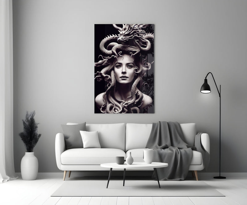 Medusa Glass Art  || Designer Collection