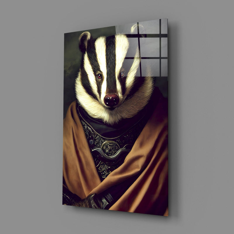 Raccoon Glass Art  || Designer Collection