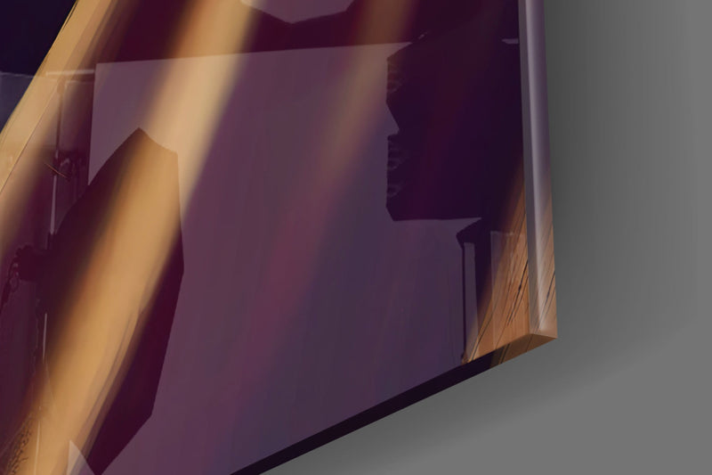 Raccoon Glass Art  || Designer Collection