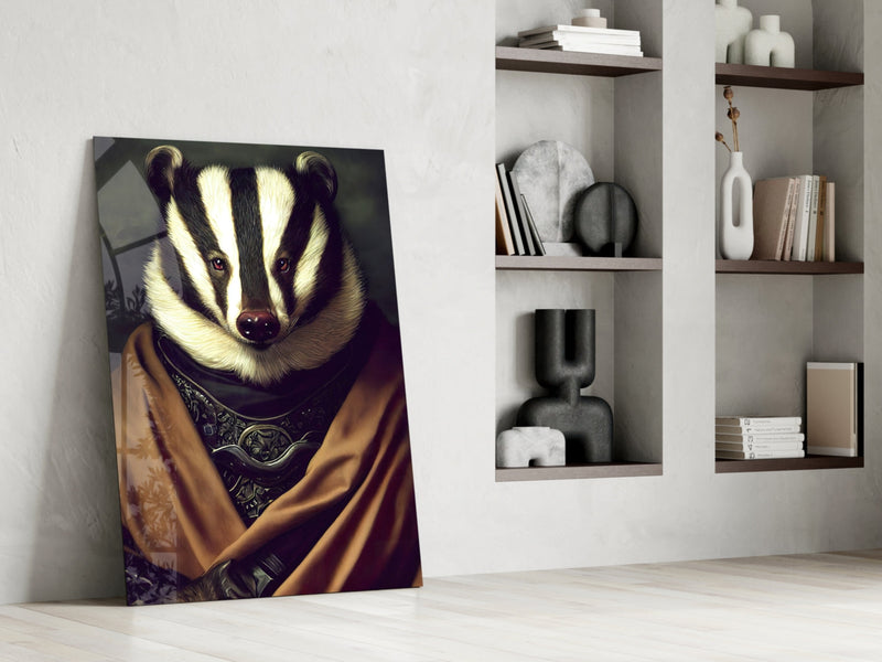 Raccoon Glass Art  || Designer Collection