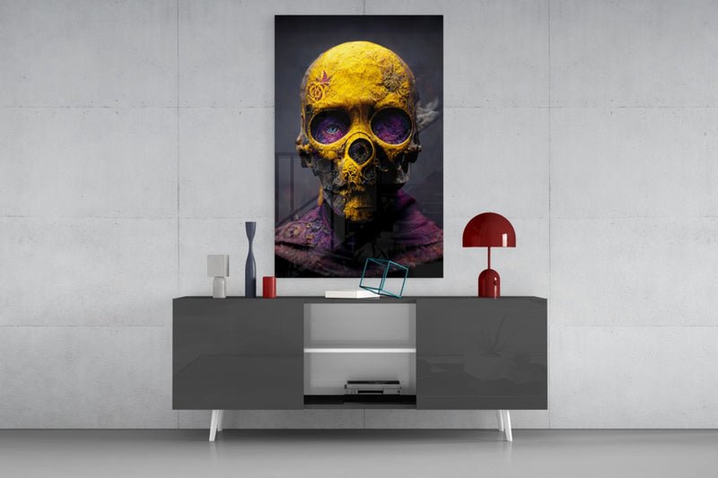 Skull Glass Art  || Designers Collection