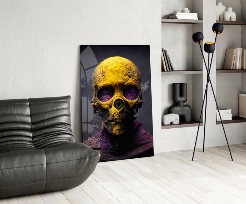 Skull Glass Art  || Designers Collection