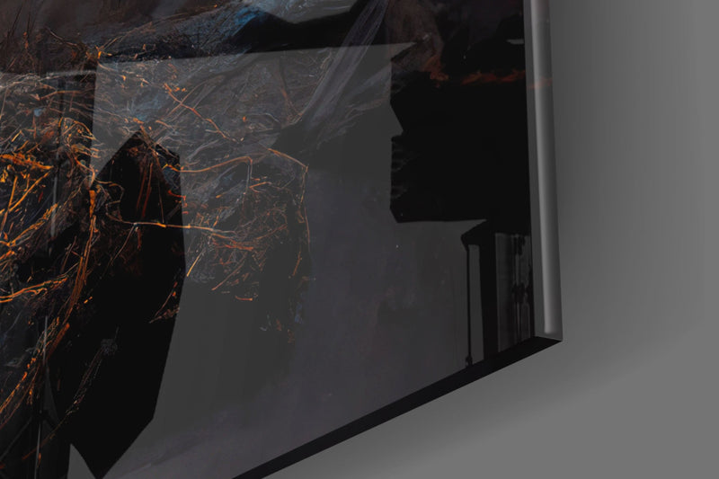 Circle Glass Wall Art || Designer Collection