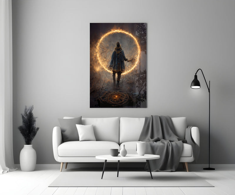 Circle Glass Wall Art || Designer Collection