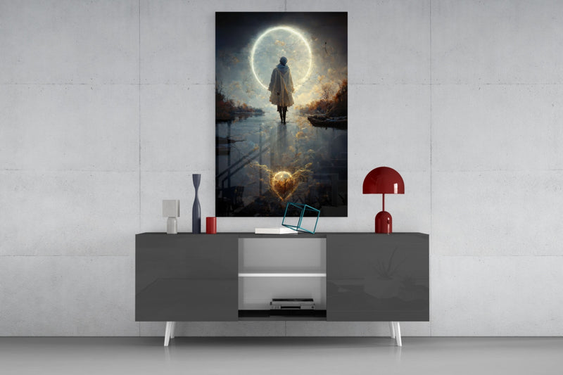 Tranquility Glass Wall Art || Designer Collection