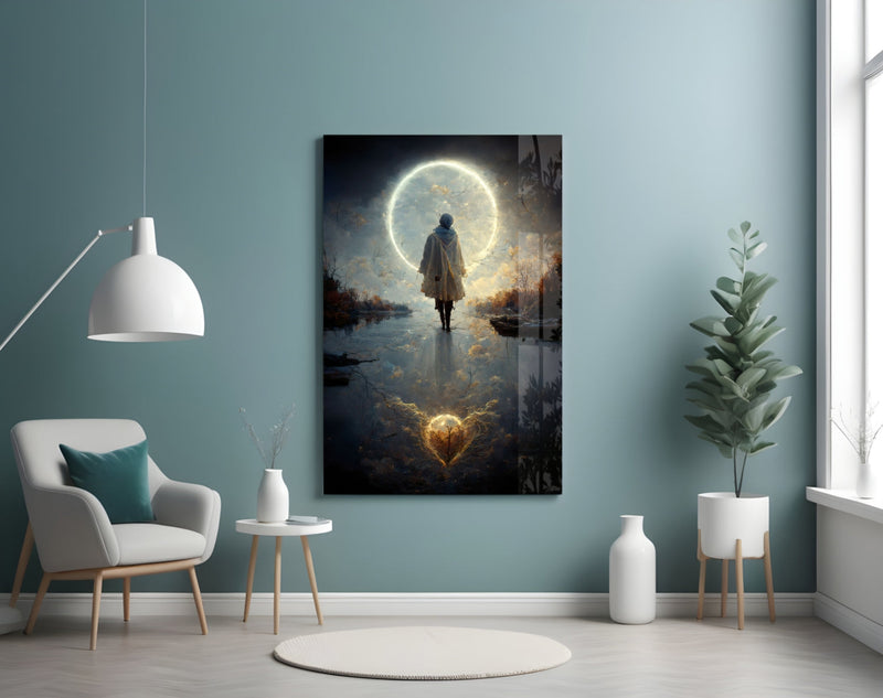 Tranquility Glass Wall Art || Designer Collection