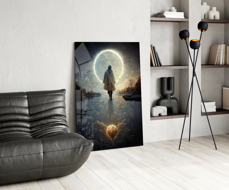 Tranquility Glass Wall Art || Designer Collection