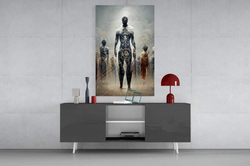 Fighters of the New Age Glass Art  || Designer Collection