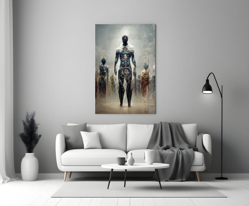 Fighters of the New Age Glass Art  || Designer Collection