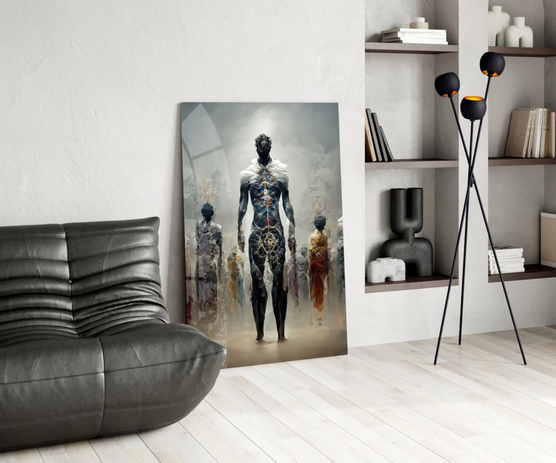 Fighters of the New Age Glass Art  || Designer Collection