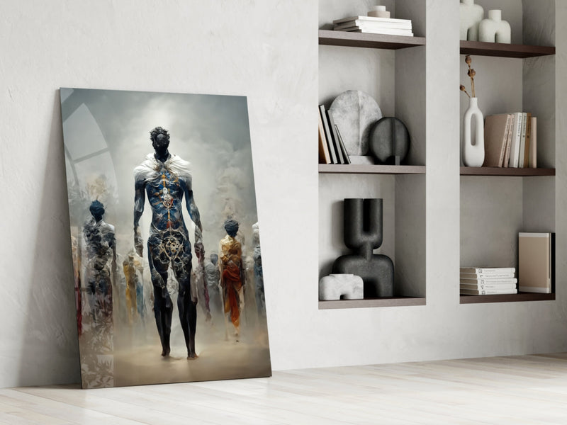 Fighters of the New Age Glass Art  || Designer Collection