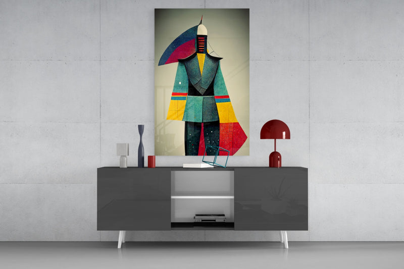 Colored Man Glass Art  || Designers Collection