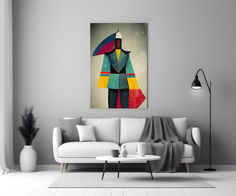 Colored Man Glass Art  || Designers Collection