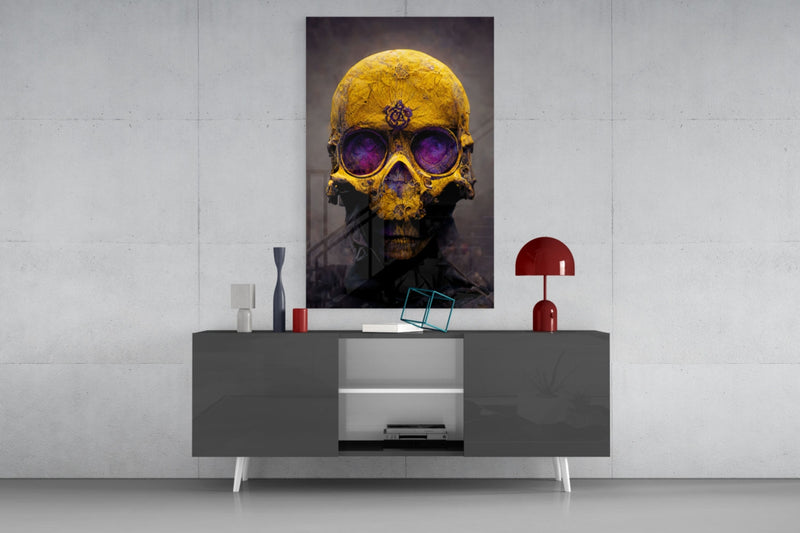 Skull Glass Art  || Designers Collection
