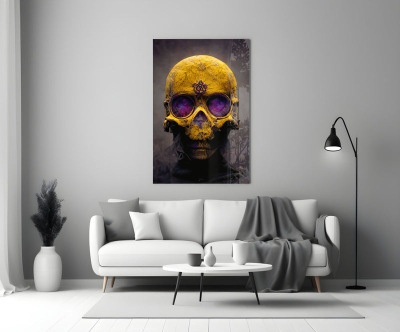 Skull Glass Art  || Designers Collection