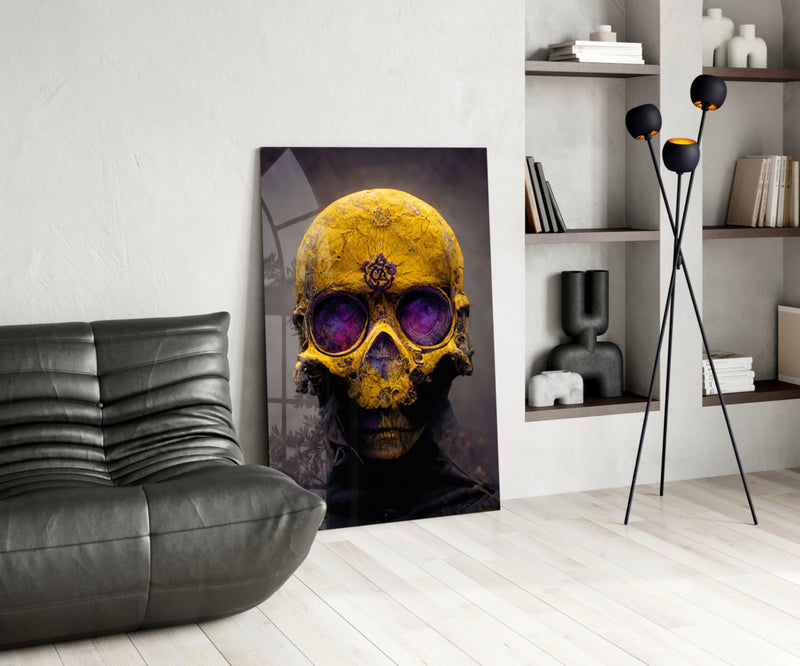 Skull Glass Art  || Designers Collection