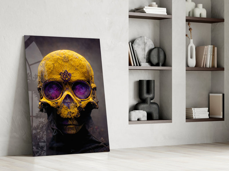 Skull Glass Art  || Designers Collection