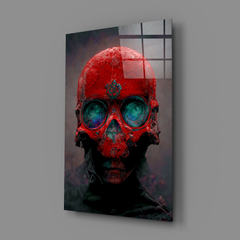 Skull Glass Art  || Designers Collection