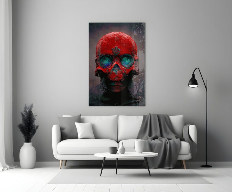 Skull Glass Art  || Designers Collection