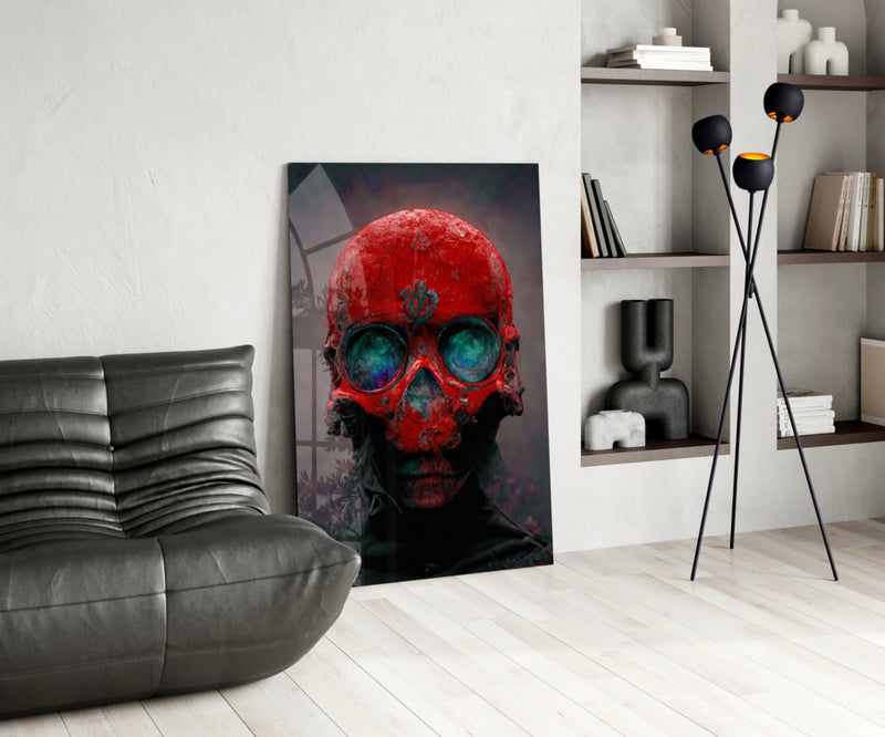 Skull Glass Art  || Designers Collection