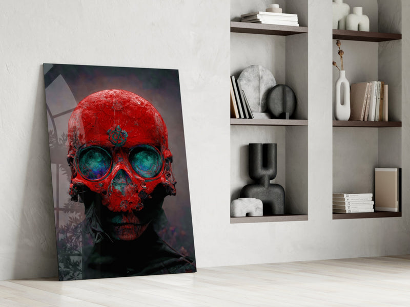 Skull Glass Art  || Designers Collection