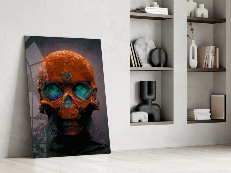 Skull Glass Art  || Designer Collection