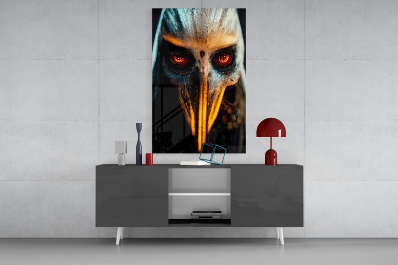 The Beak's Reveal Glass Wall Art || Designer Collection