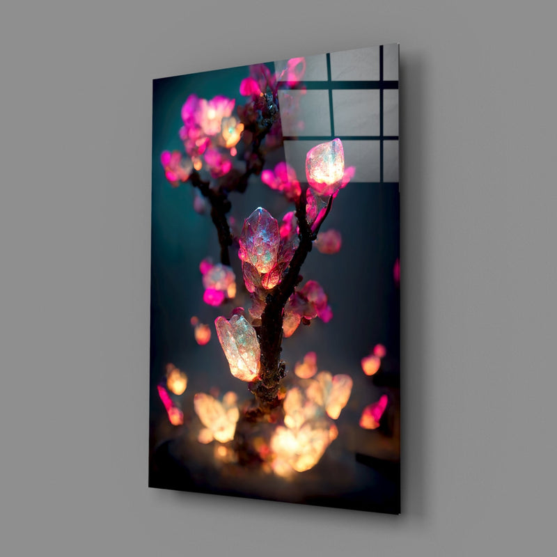 Fire Blooms Glass Art  || Designer Collection