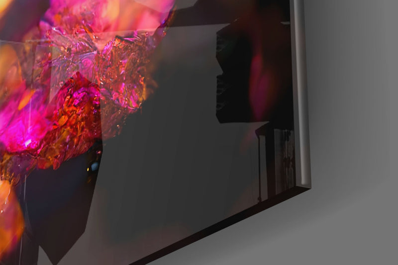 Fire Blooms Glass Art  || Designer Collection