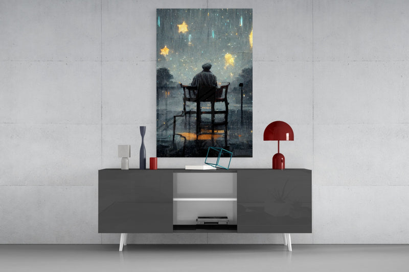 Star Rain Glass Art  || Designer Collection