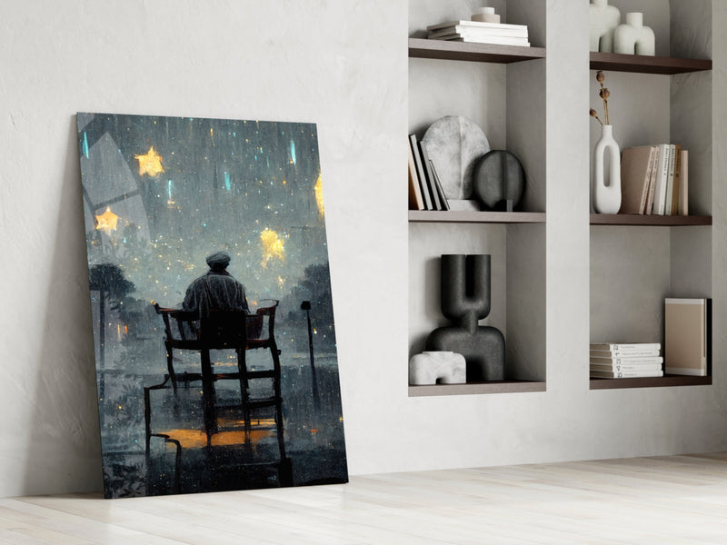 Star Rain Glass Art  || Designer Collection