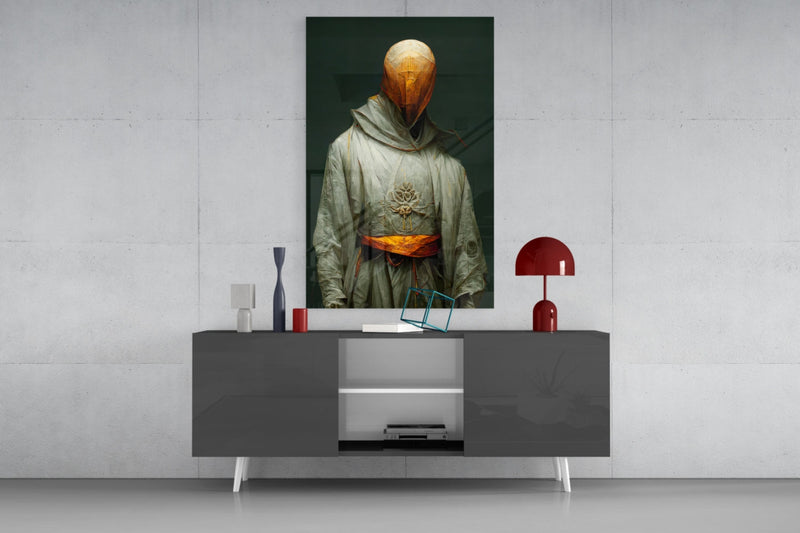 Headless Monk Glass Art  || Designer Collection