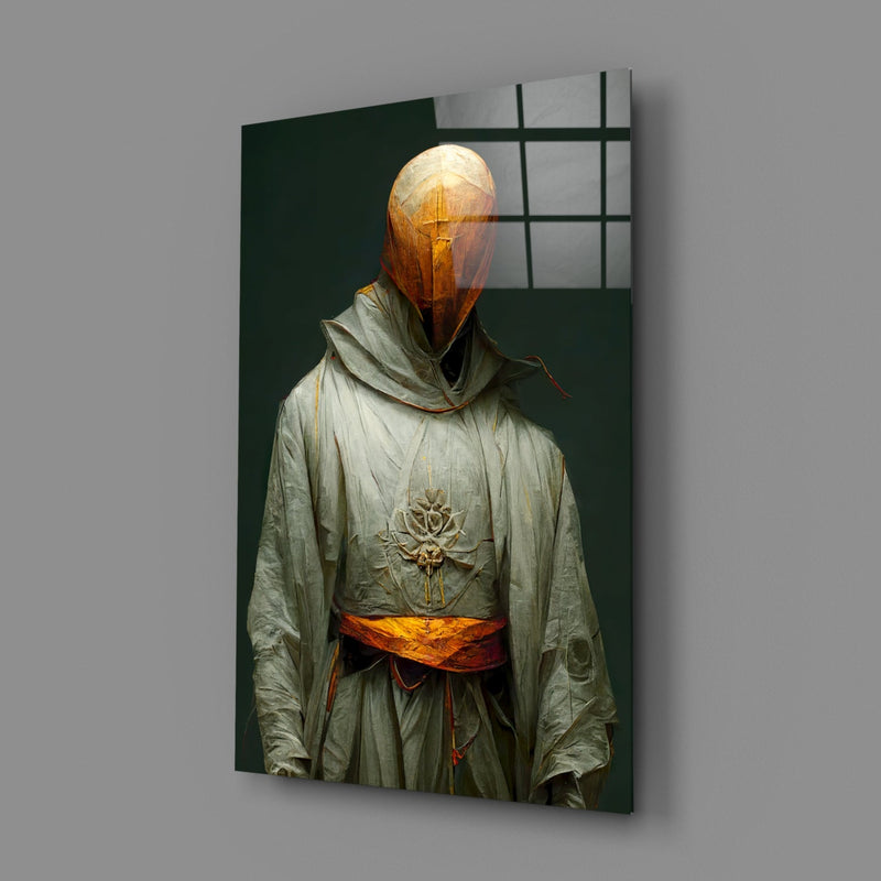 Headless Monk Glass Art  || Designer Collection